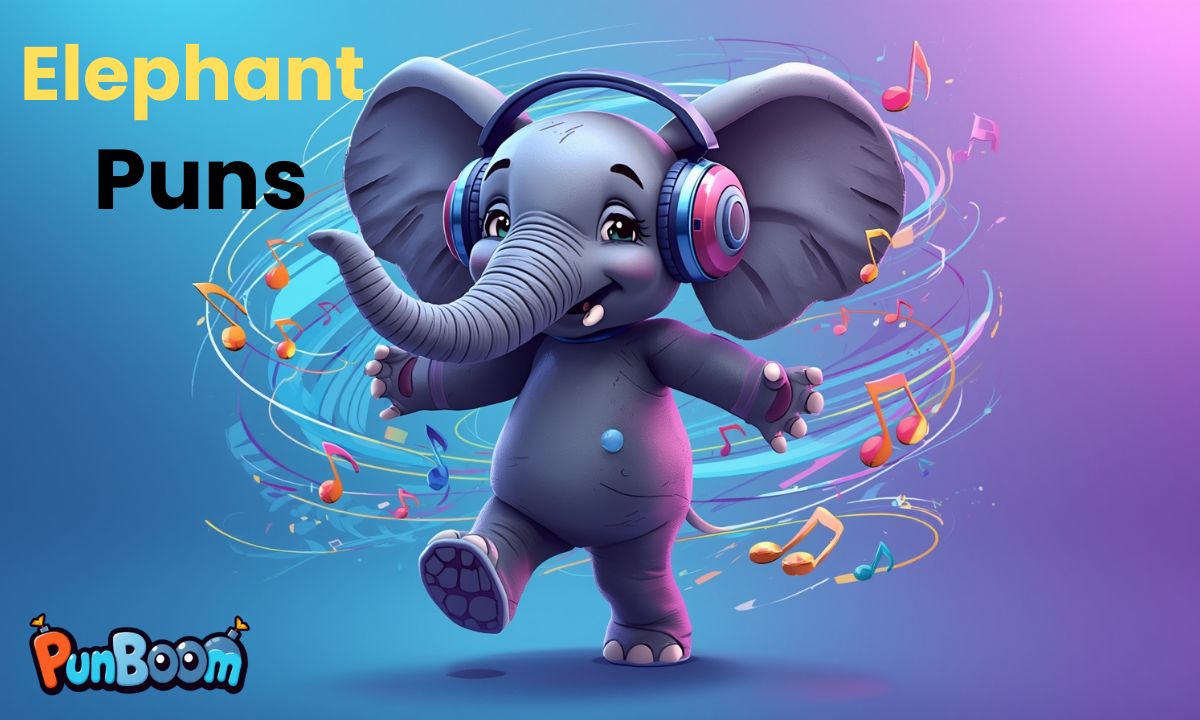275 Elephant Puns & One-Liners Funny Captions for Instagram, Birthdays, Love & Kids