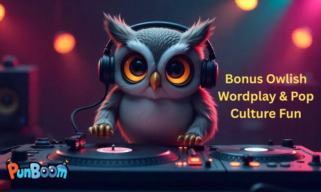 Bonus Owlish Wordplay & Pop Culture Fun