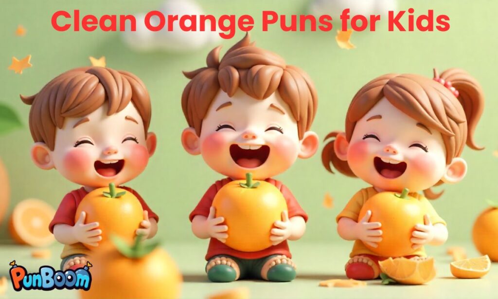 Clean Orange Puns for Kids 
