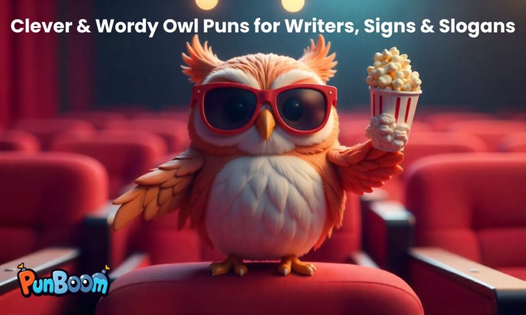 Clever & Wordy Owl Puns for Writers, Signs & Slogans