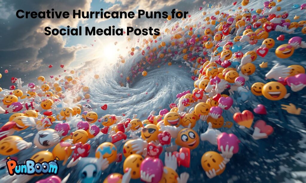 Creative Hurricane Puns for Social Media Posts