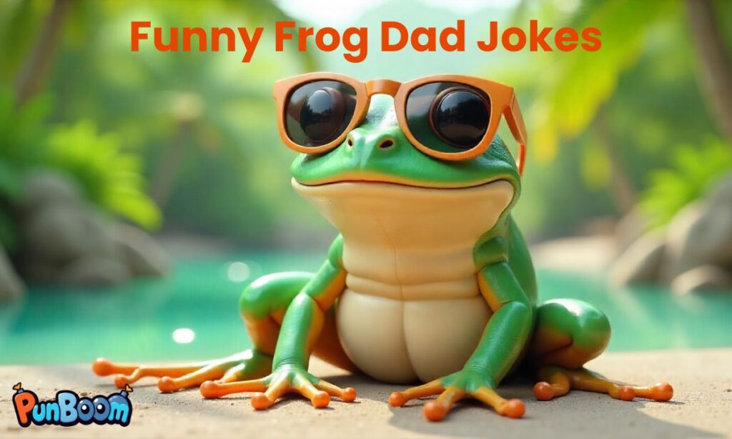 Funny Frog Dad Jokes