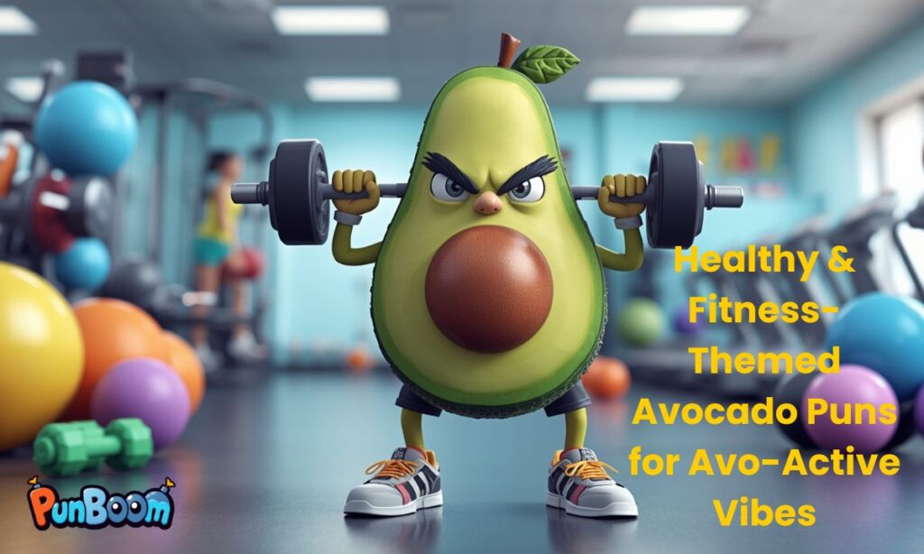 Healthy & Fitness-Themed Avocado Puns for Avo-Active Vibes