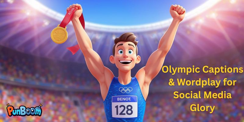 Olympic-Captions -&-Wordplay-for Social-Media Glory