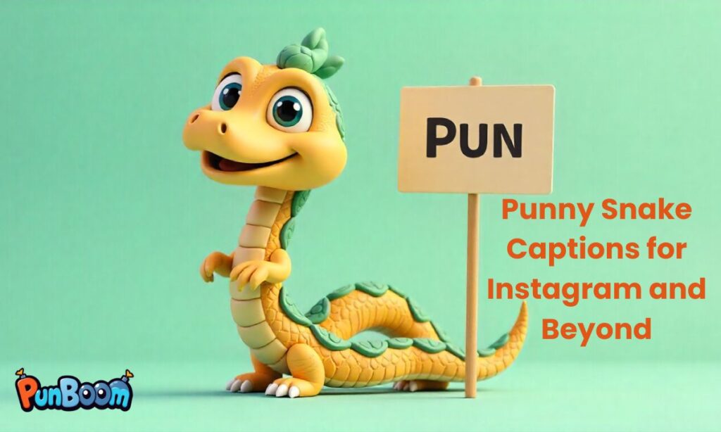 Punny Snake Captions for Instagram and Beyond