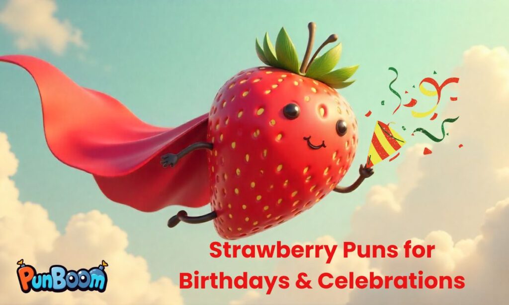 Strawberry Puns for Birthdays & Celebrations
