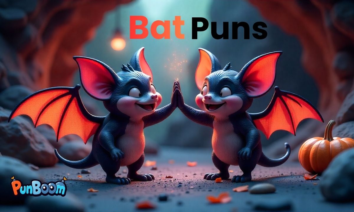 320 Bat Puns & One-Liners Spooky, Halloween & Love Jokes for Adults & Kids