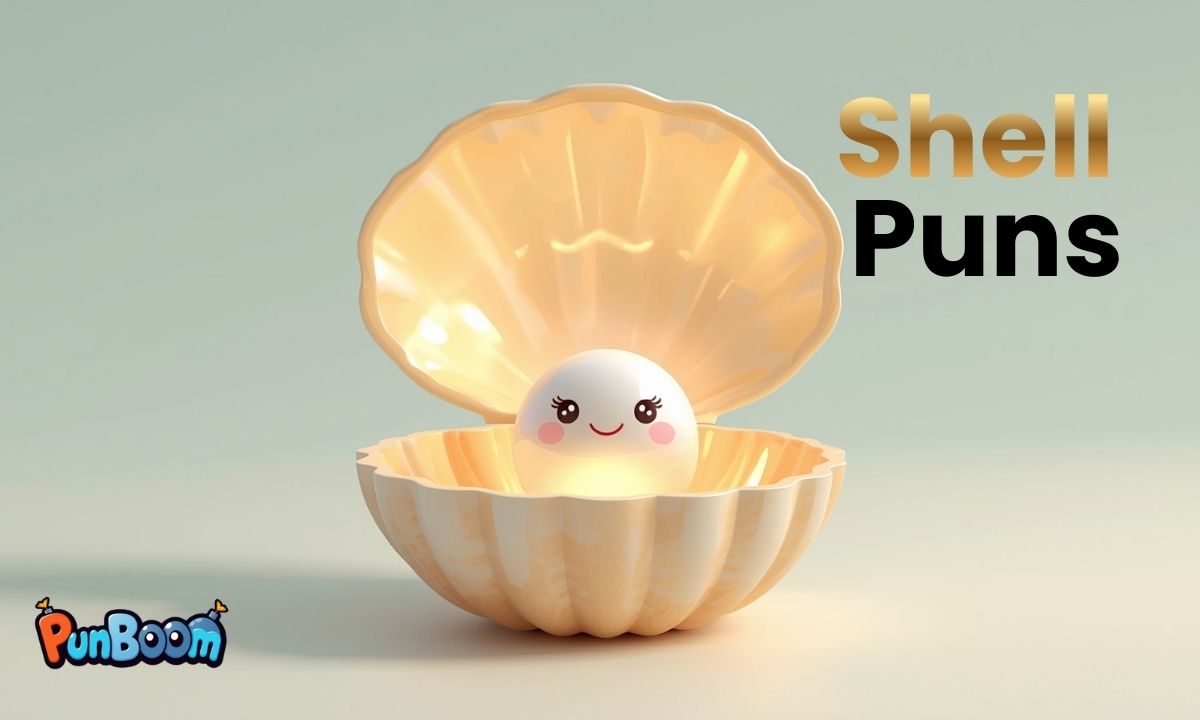 335 Shell Puns Cute, Funny, One Liners For Love & Captions