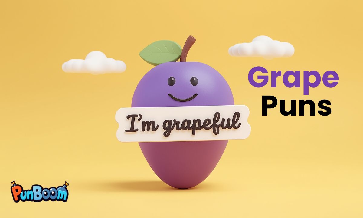 345 Funny Grape Puns & Cute Captions for Kids & Instagram