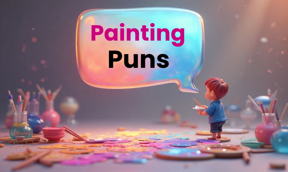 345 Painting Puns Short One-Liner Captions for Instagram & Adults