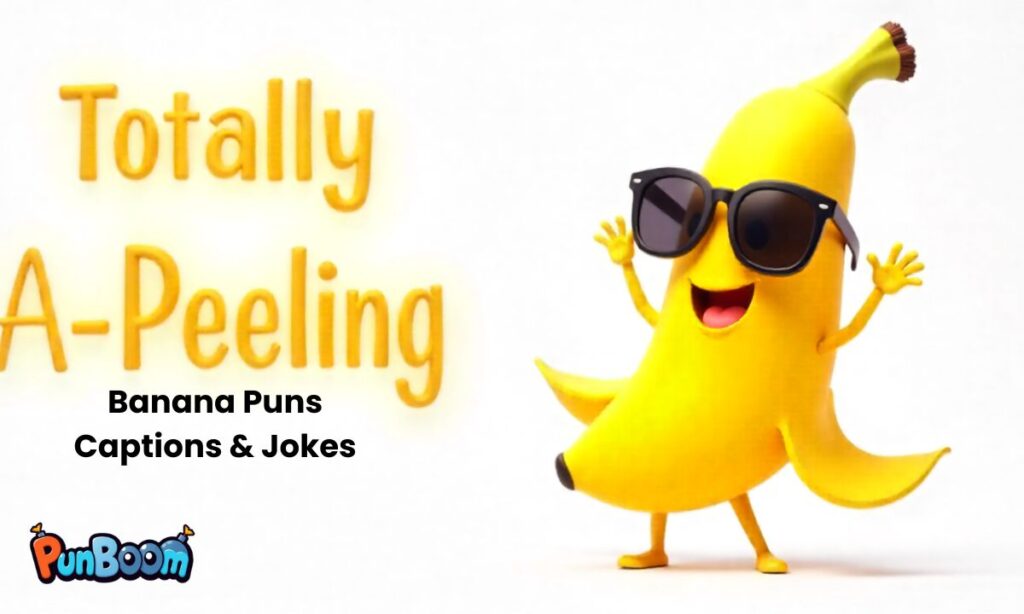 Banana Puns Captions & Jokes