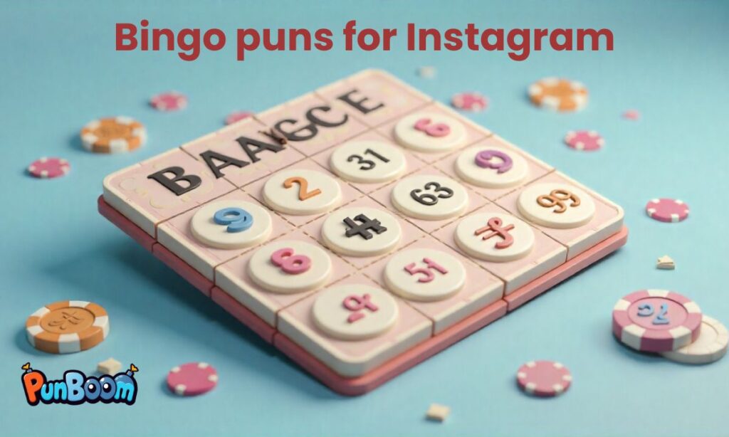 Bingo puns for Instagram