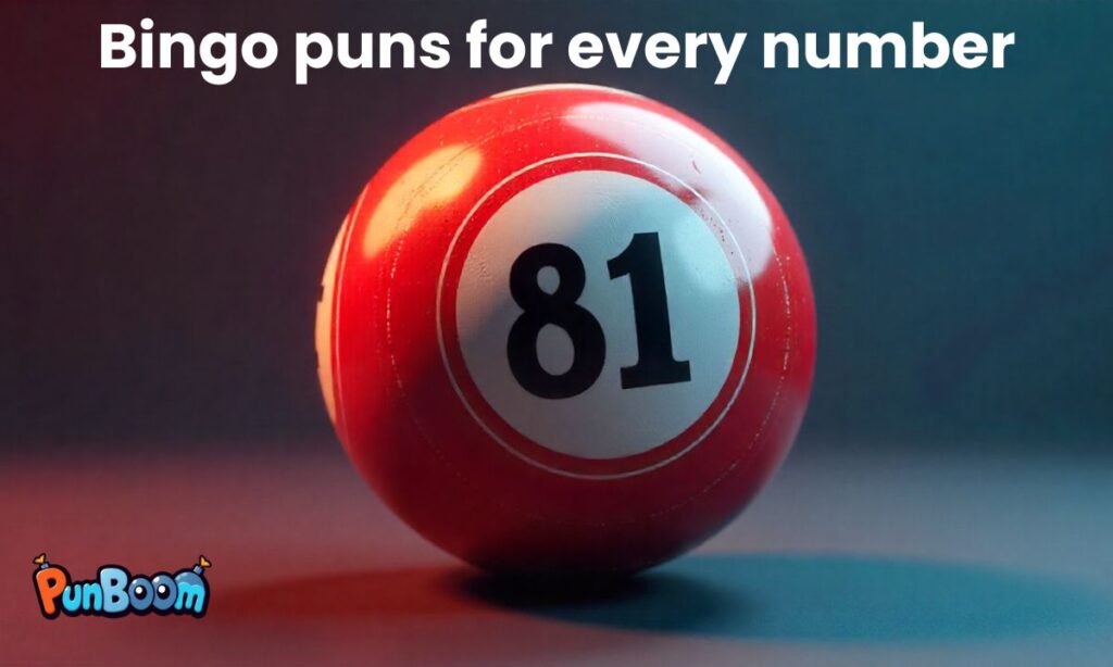 Bingo puns for every number