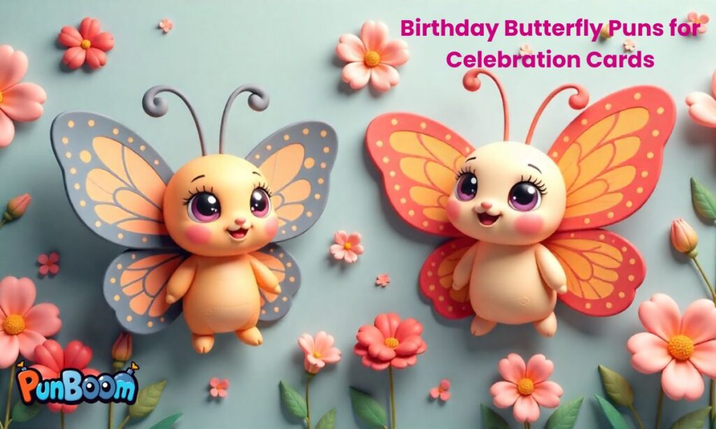 Birthday Butterfly Puns for Celebration Cards