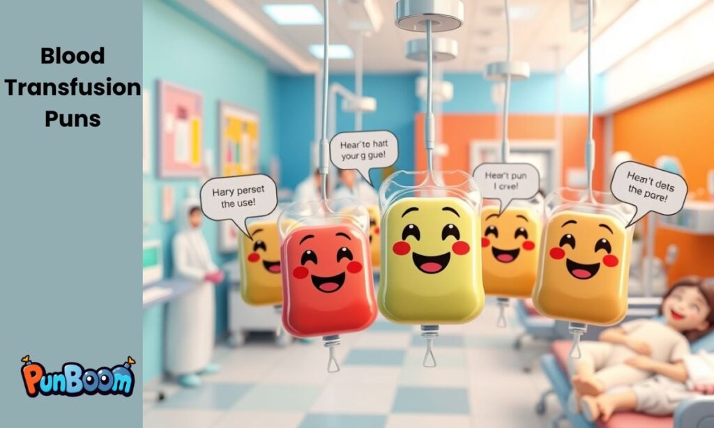 Blood Transfusion Puns