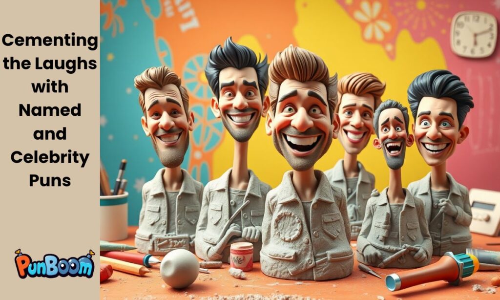 Cementing the Laughs with Named and Celebrity Puns