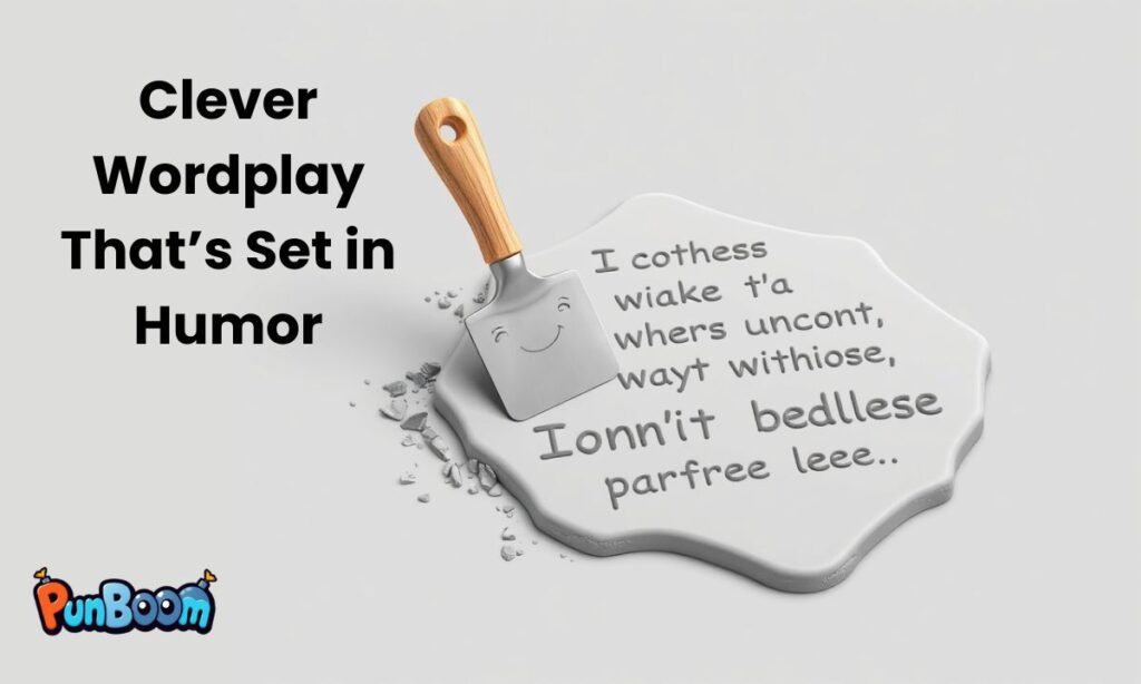 Clever Wordplay That’s Set in Humor