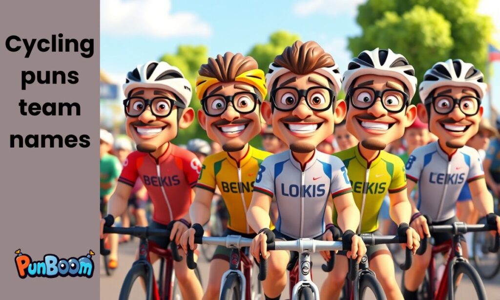 Cycling puns team names