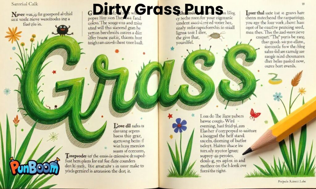 Dirty Grass Puns