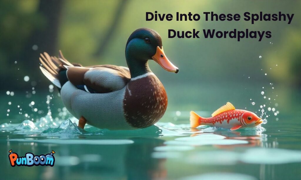 Dive Into These Splashy Duck Wordplays