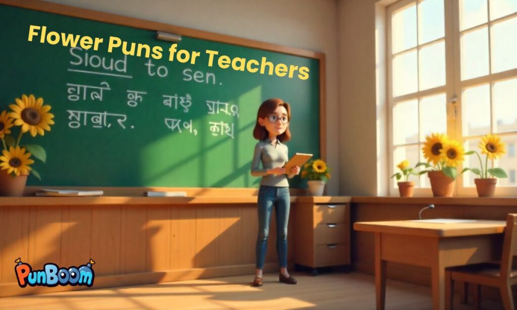 Flower Puns for Teachers