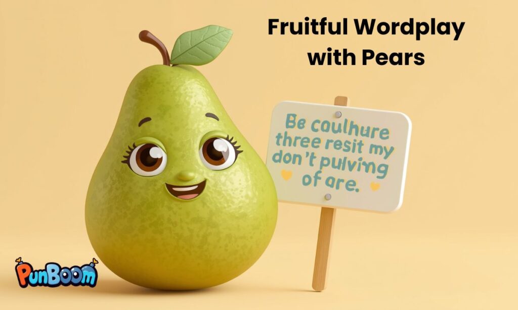 Fruitful Wordplay with Pears