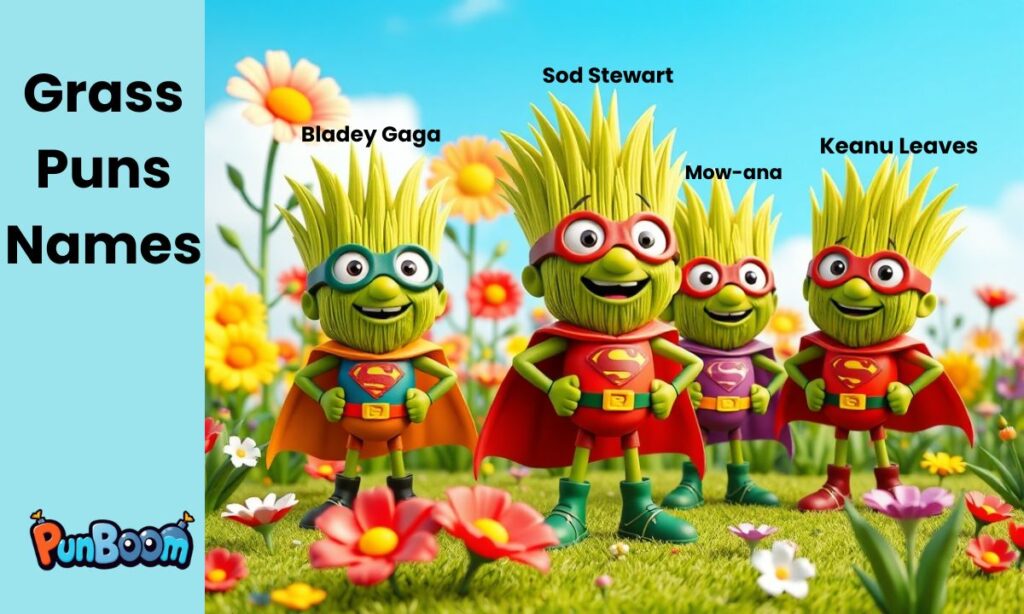Grass Puns Names