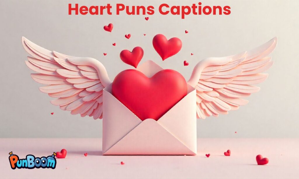 Heart Puns Captions
