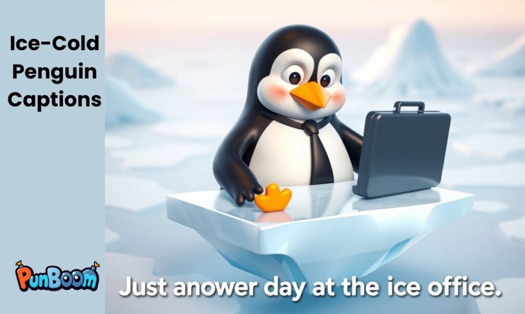 Ice-Cold Penguin Captions