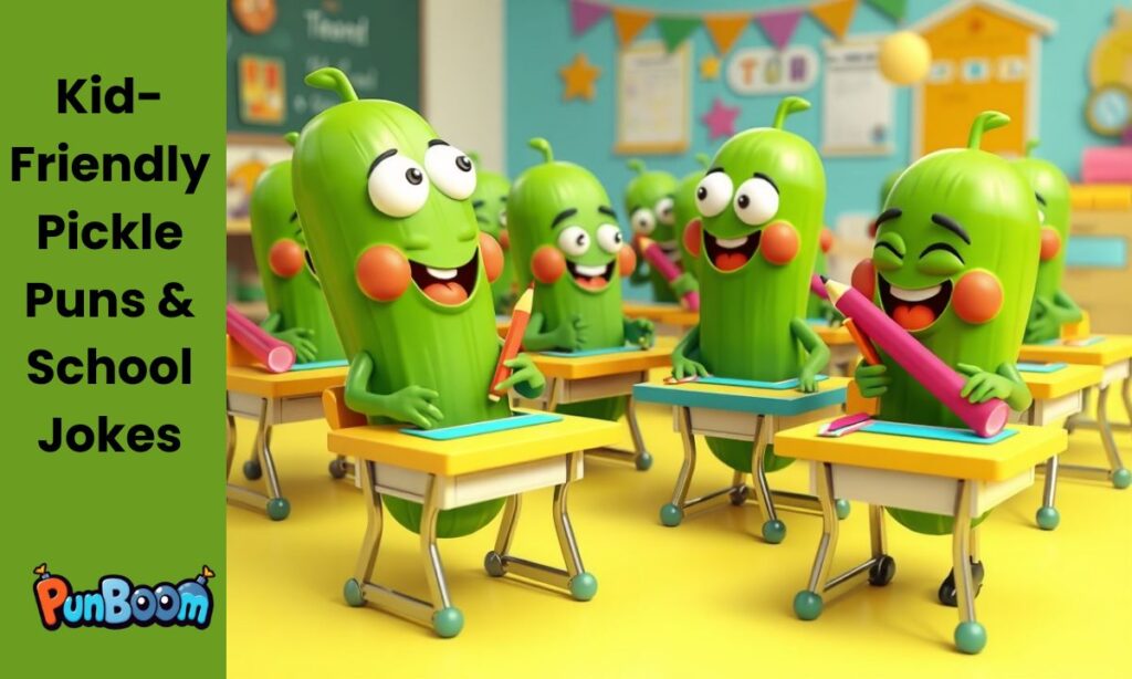 Kid-Friendly Pickle Puns & School Jokes