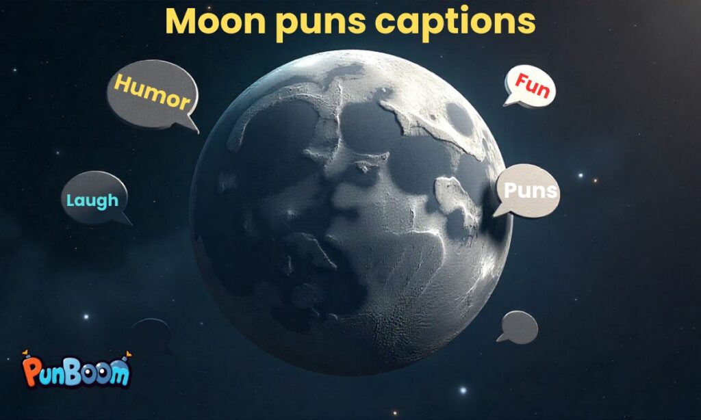 Moon puns captions