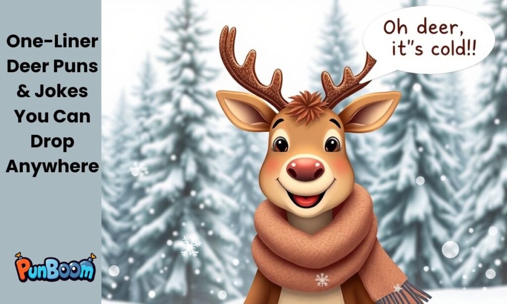 One-Liner Deer Puns & Jokes You Can Drop Anywhere