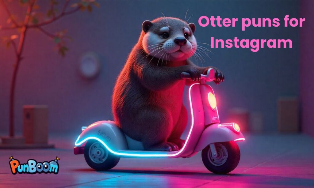 Otter puns for Instagram