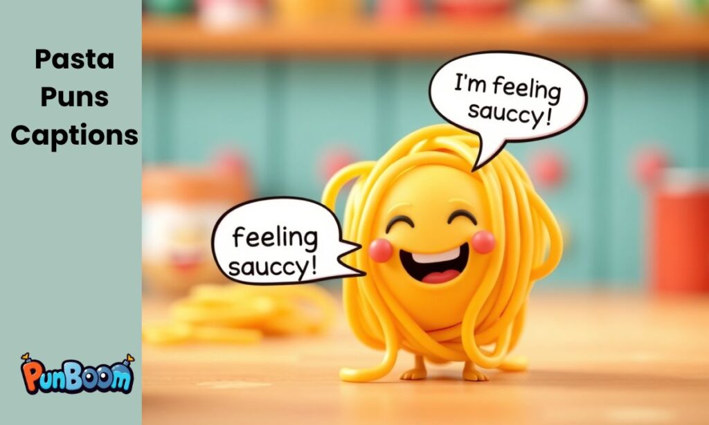 Pasta Puns Captions