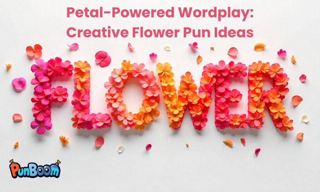 Petal-Powered Wordplay Creative Flower Pun Ideas