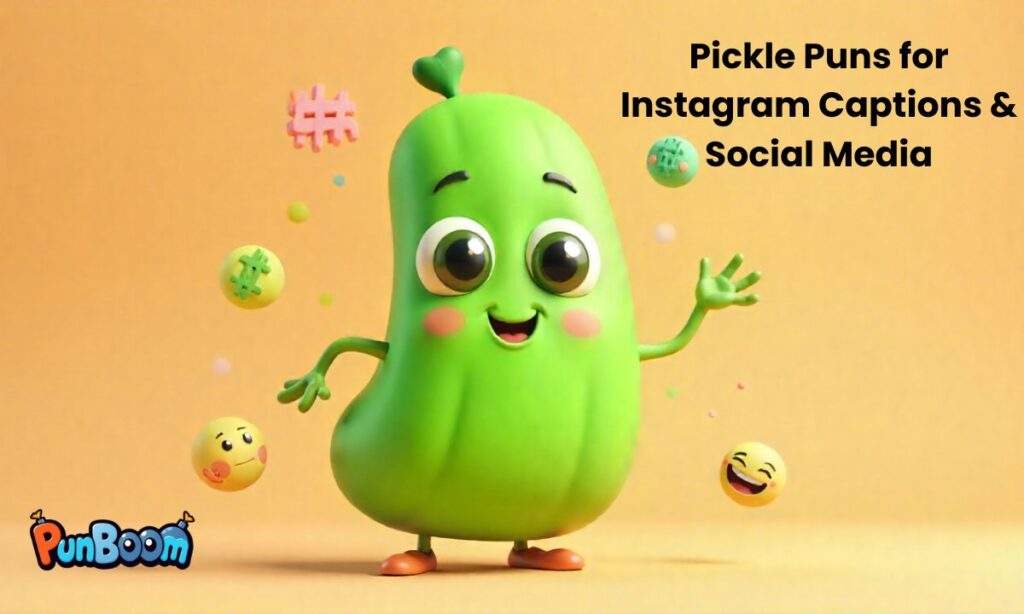 Pickle Puns for Instagram Captions & Social Media