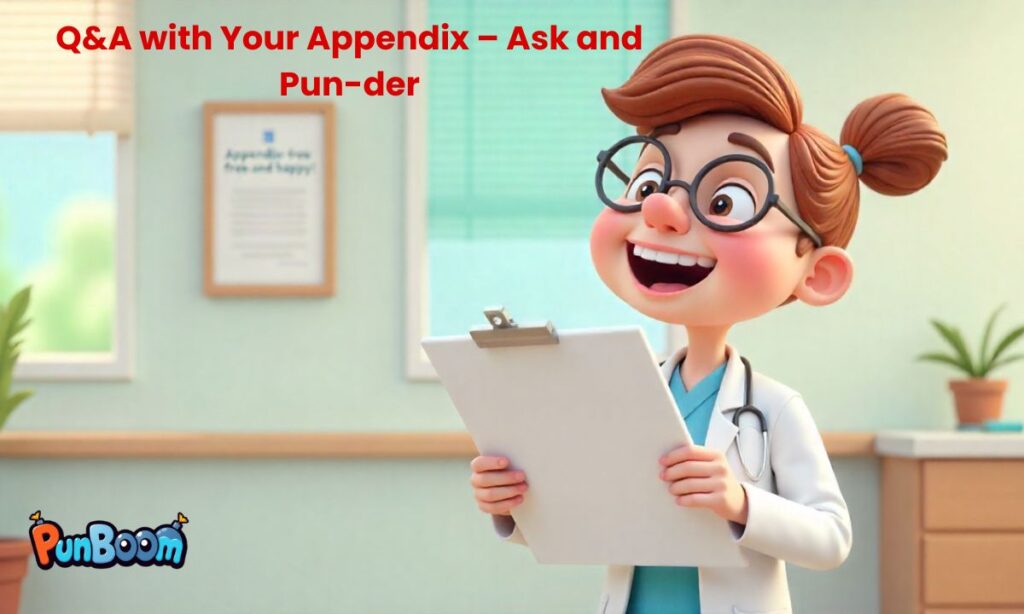 Q&A with Your Appendix – Ask and Pun-der