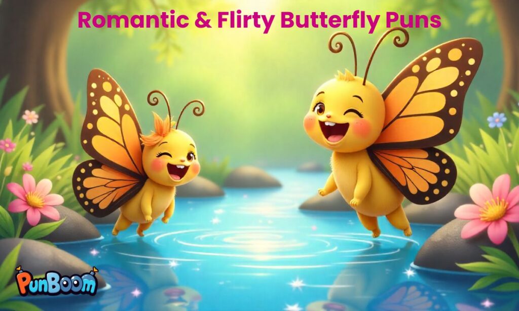 Romantic & Flirty Butterfly Puns