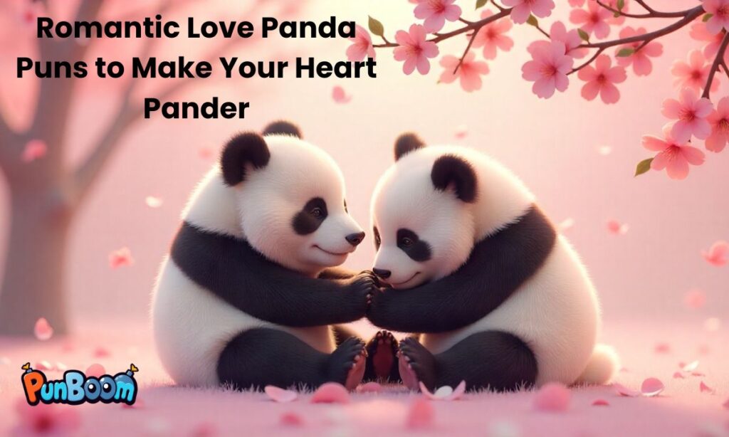Romantic Love Panda Puns to Make Your Heart Pander