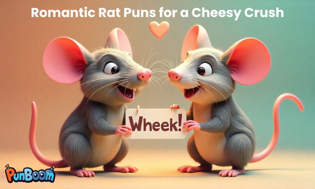 Romantic Rat Puns for a Cheesy Crush
