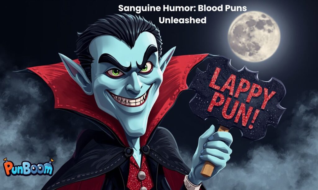 Sanguine Humor Blood Puns Unleashed