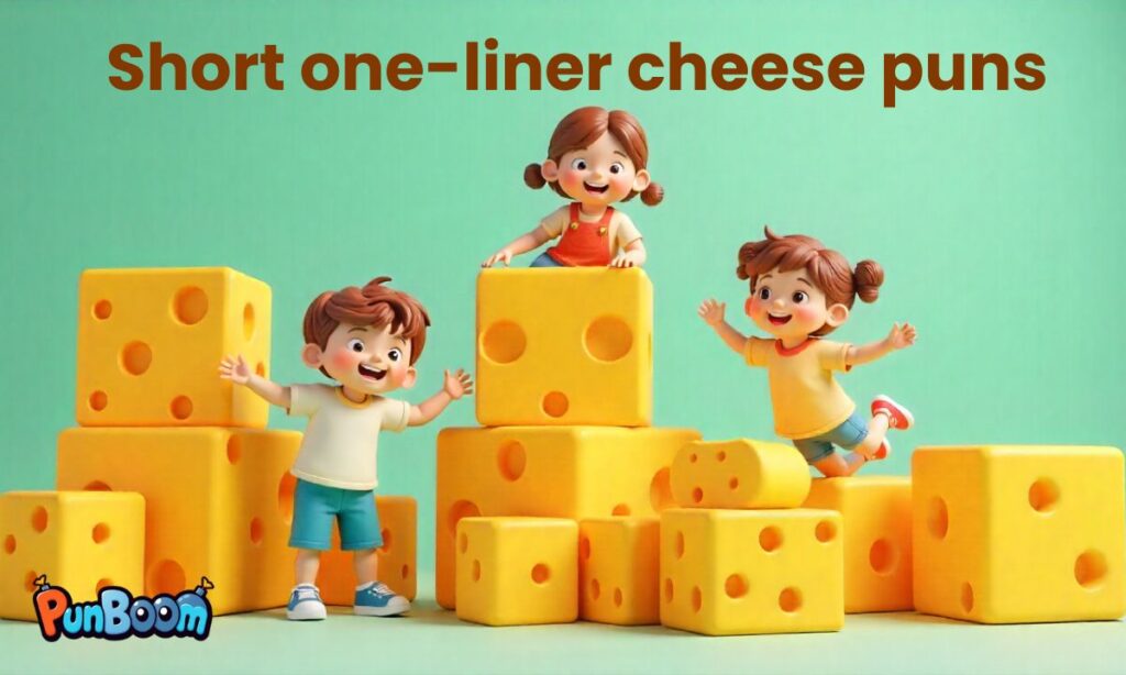 Short one-liner cheese puns