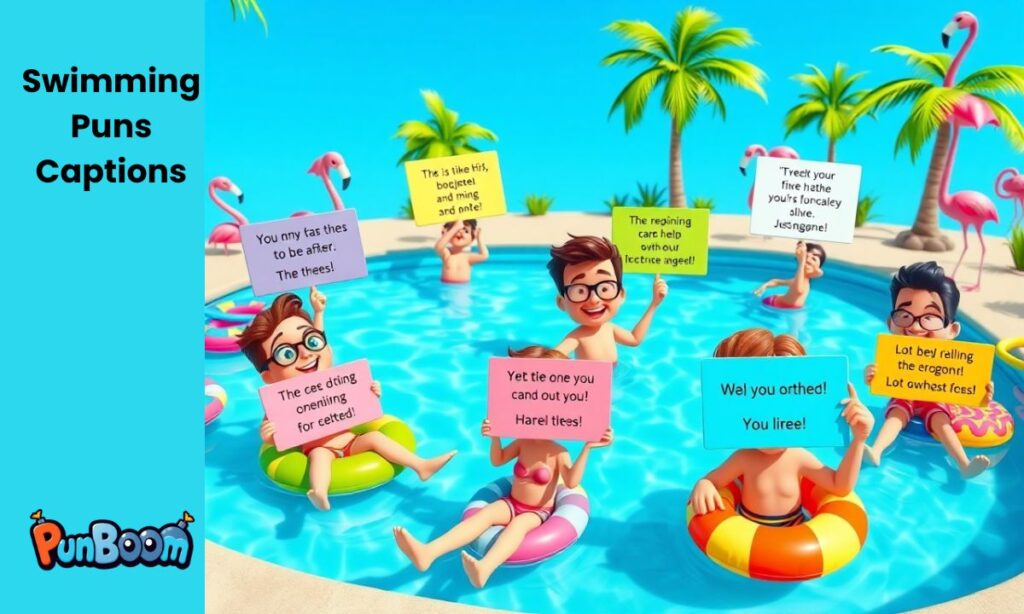 Swimming Puns Captions