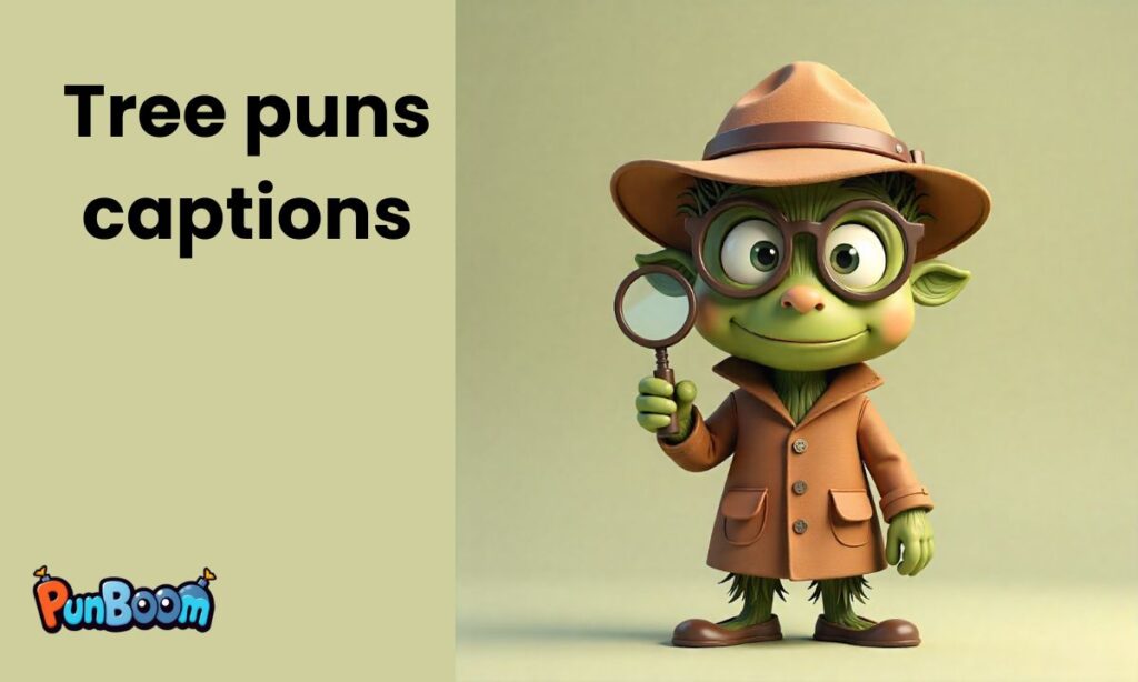 Tree puns captions
