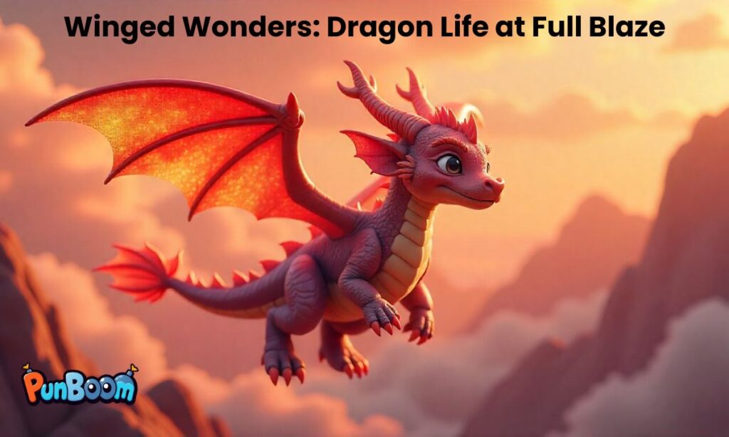Winged Wonders Dragon Life at Full Blaze