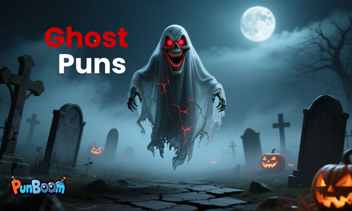 288+ Ghost Puns for Halloween Fresh Captions & One-Liners