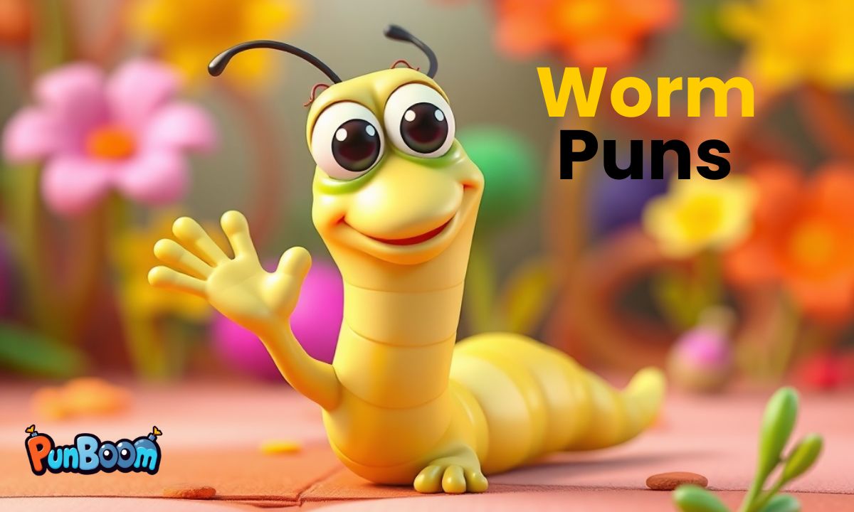 312 Worm Puns One Liners for Love & Captions