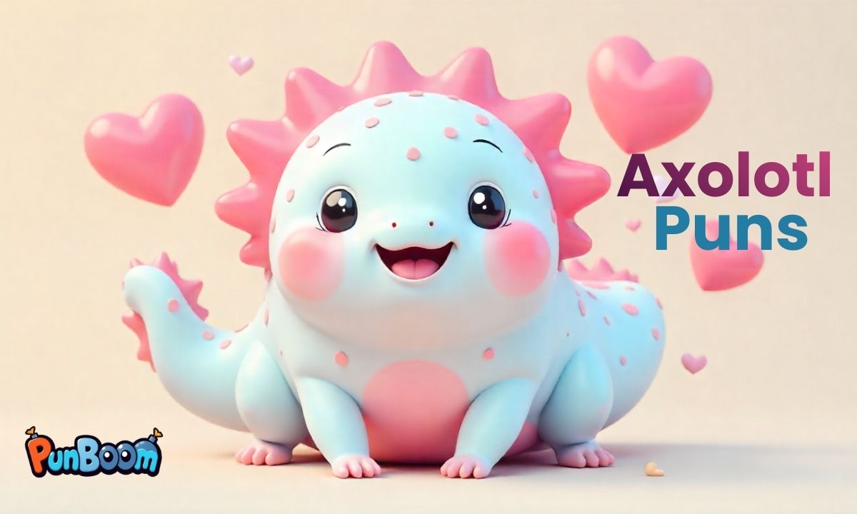 366 Axolotl Puns Short Cute One-Liner Jokes for Captions