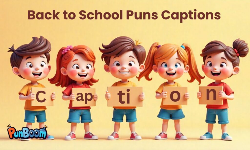 Back to School Puns Captions