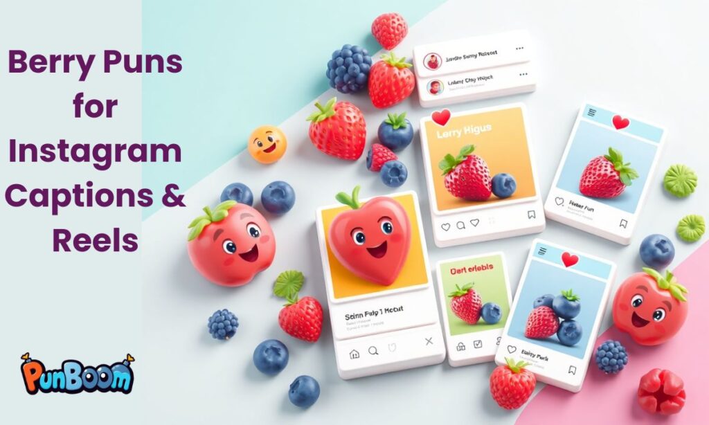 Berry Puns for Instagram Captions & Reels